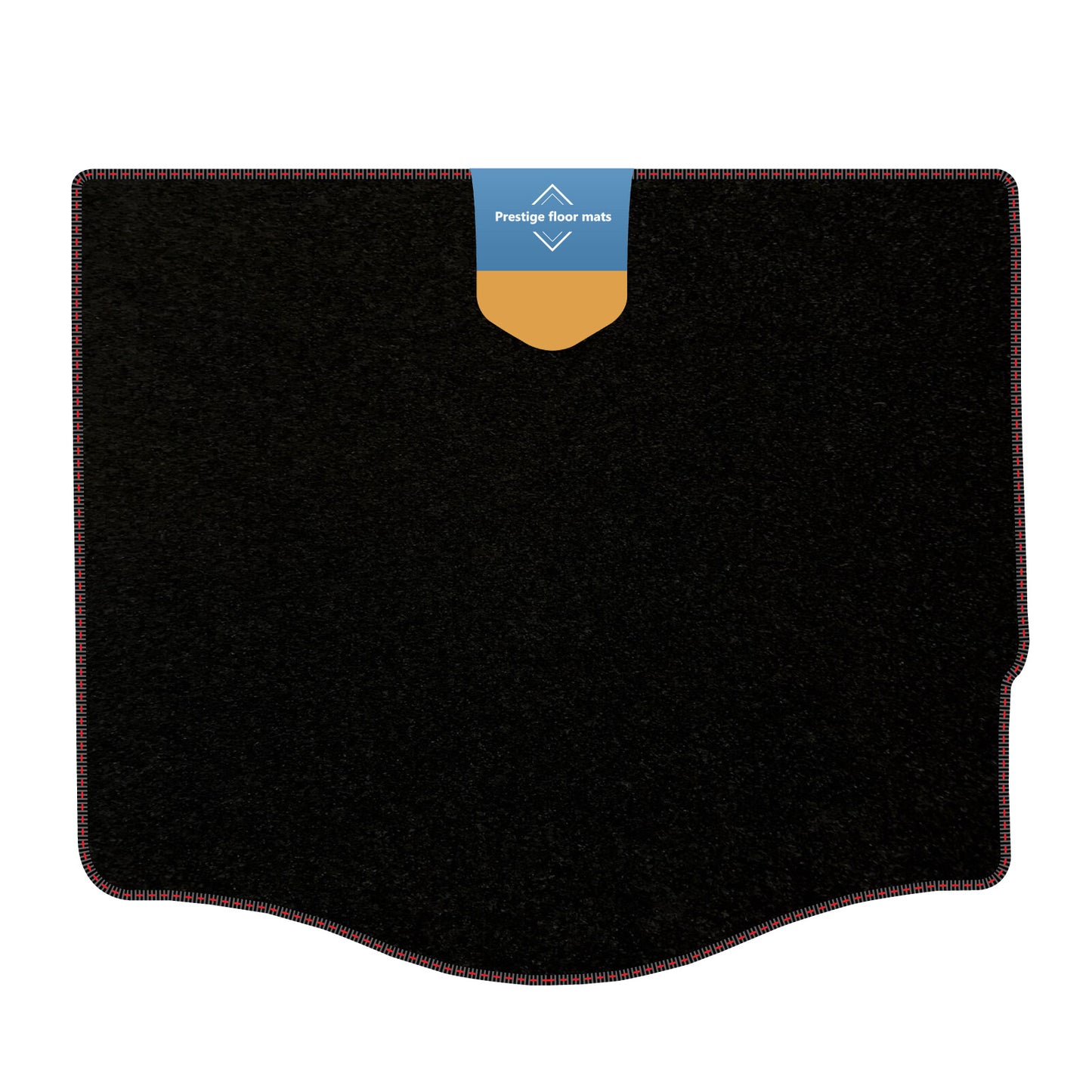 Fits Ford Focus Hatch 2011-2018 Boot Mat Black Carpet with Coloured Stitch Edg