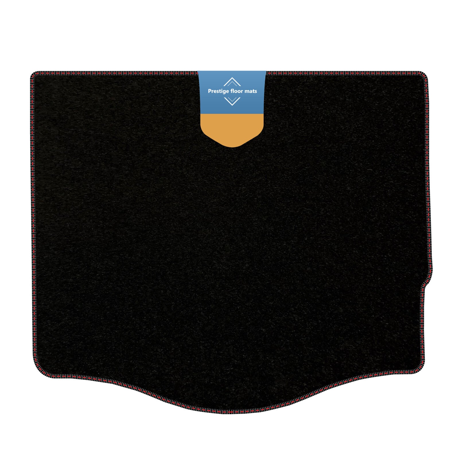 Fits Ford Focus Hatch 2011-2018 Boot Mat Black Carpet with Coloured Stitch Edg