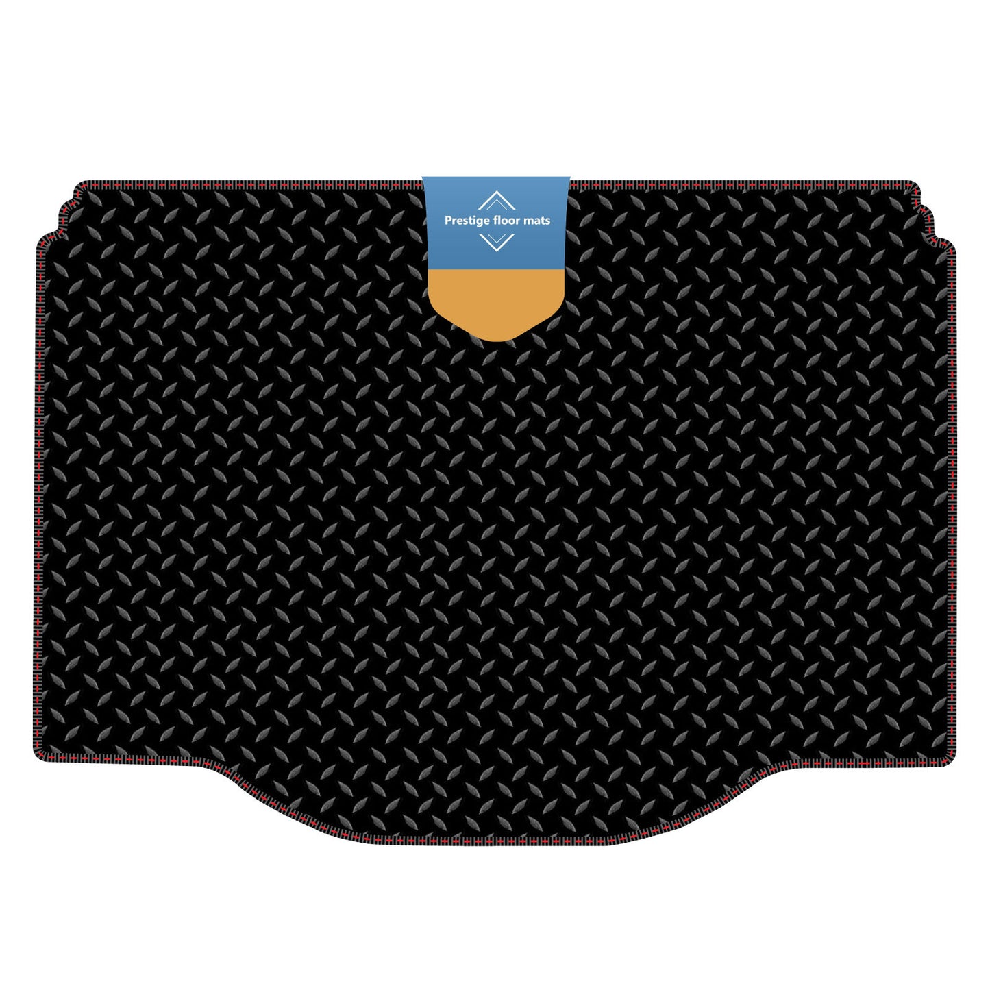 Fits Vauxhall Mokka 2012-2020 Boot Mat in 3mm Rubber with Coloured Stitch Edge