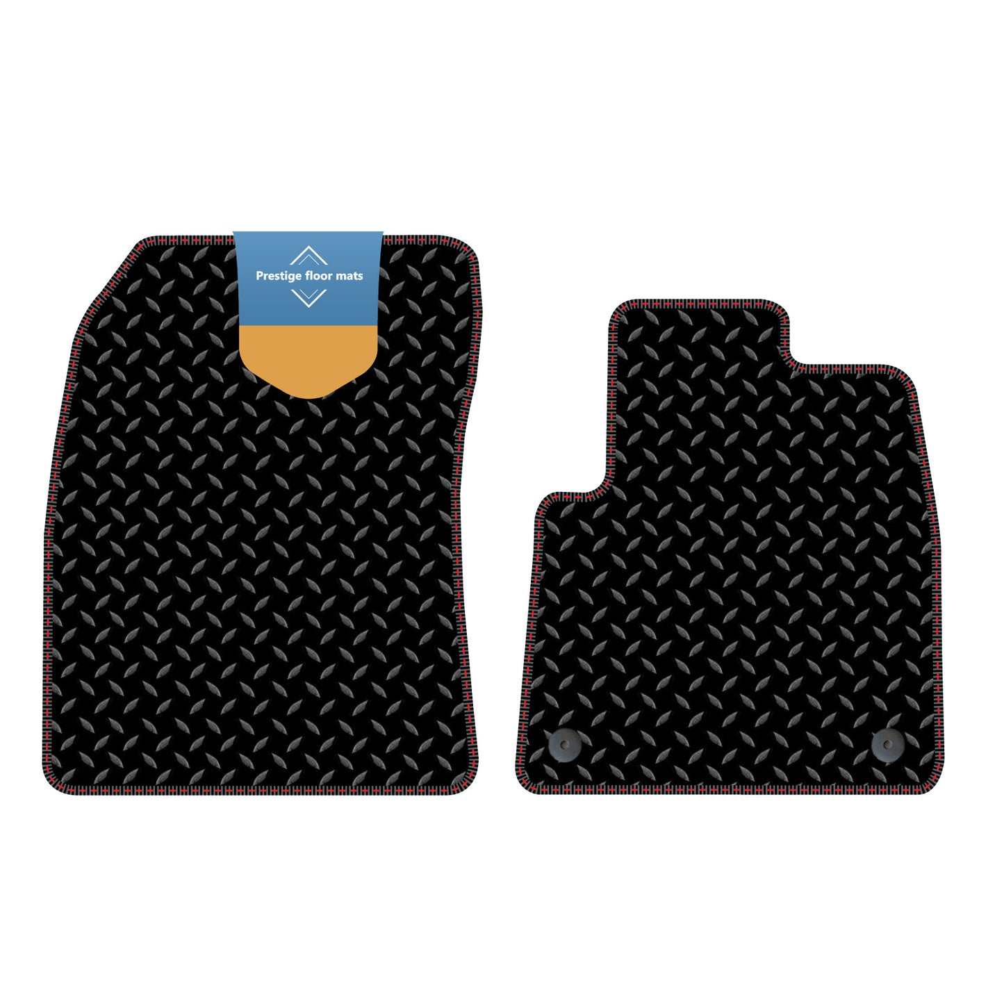 Fits Peugeot Partner 2019 on Black 3mm Rubber with Coloured Stitch Edge