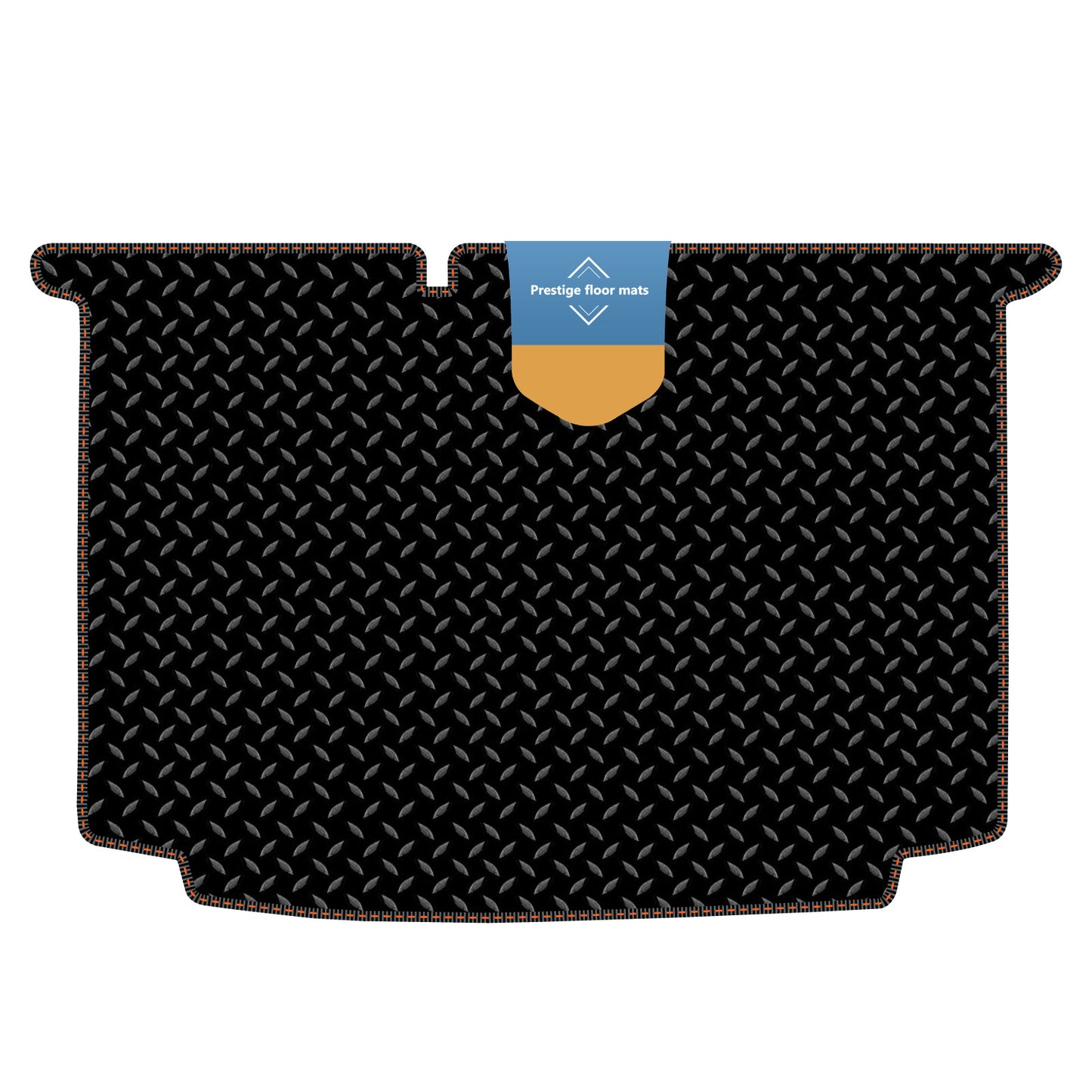 Fits Volkswagen Polo 2009-2018 Boot Mat in 3mm Rubber with Coloured Stitch Edge