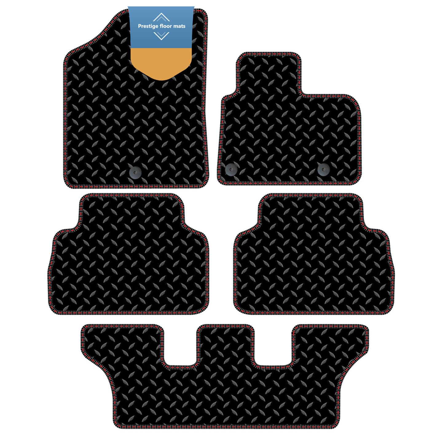 Fits Hyundai Santa Fe Hybrid 2021 - Fully Tailored Floor Mat in Carpet or Rubber
