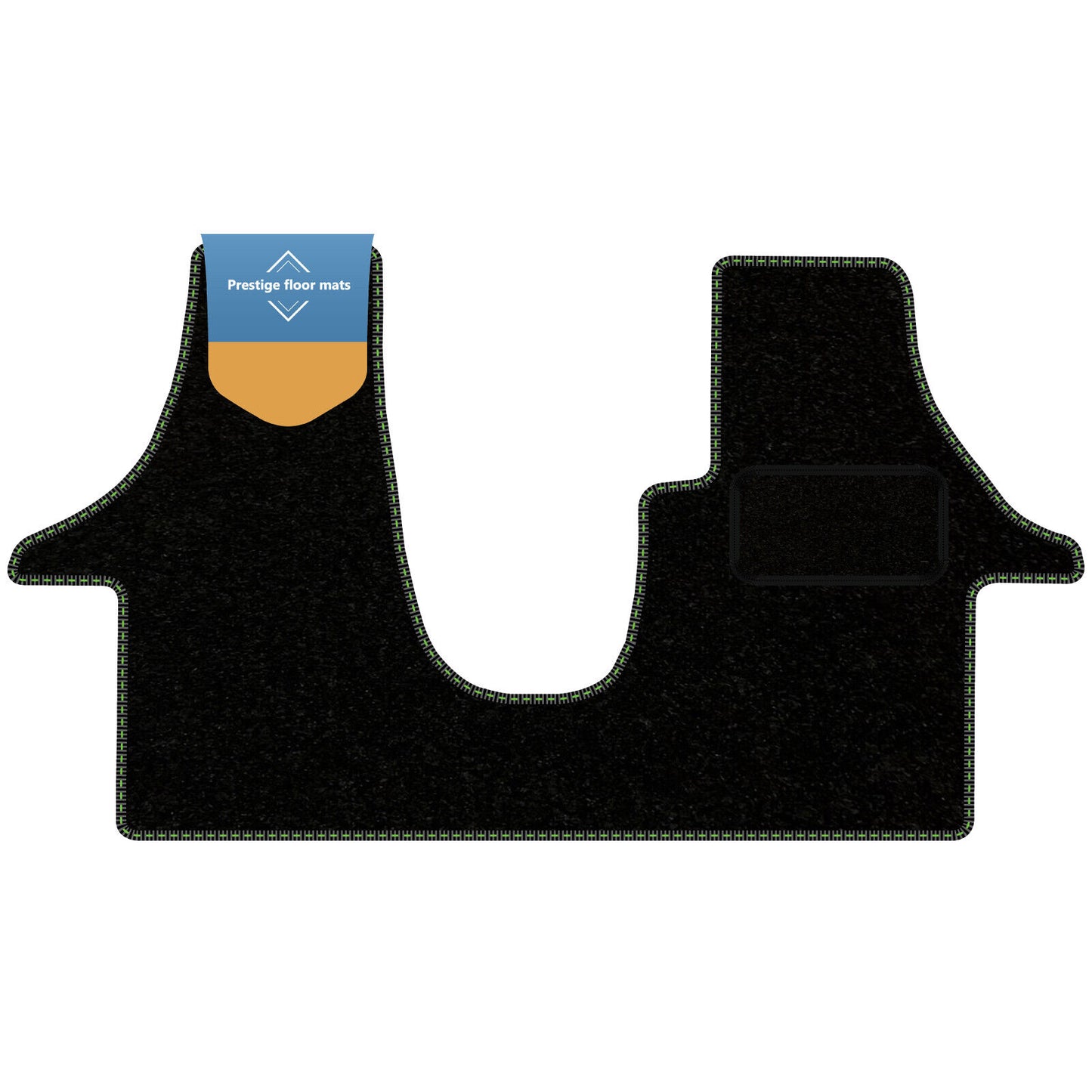 Fits Volkswagen T6 2015-2020 Facelift Black Carpet with Coloured Stitch Edge