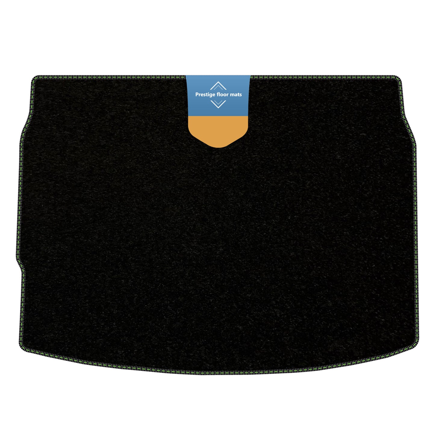 Fits Nissan Qashqai 2014-2020 Boot Mat Black Carpet with Coloured Stitch Edge
