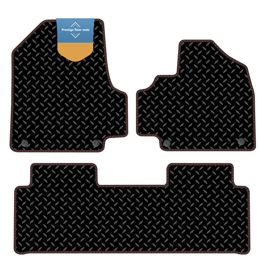 Fits Hyundai Ioniq 5 Fixed Console 2021 on 3mm Rubber with Coloured Stitch Edg