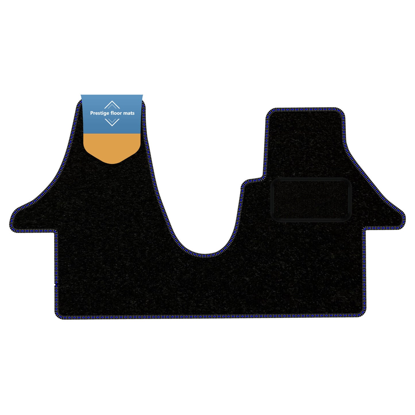 Fits Volkswagen Transporter T5 2003-2015 Black Carpet with Coloured Stitch Edge