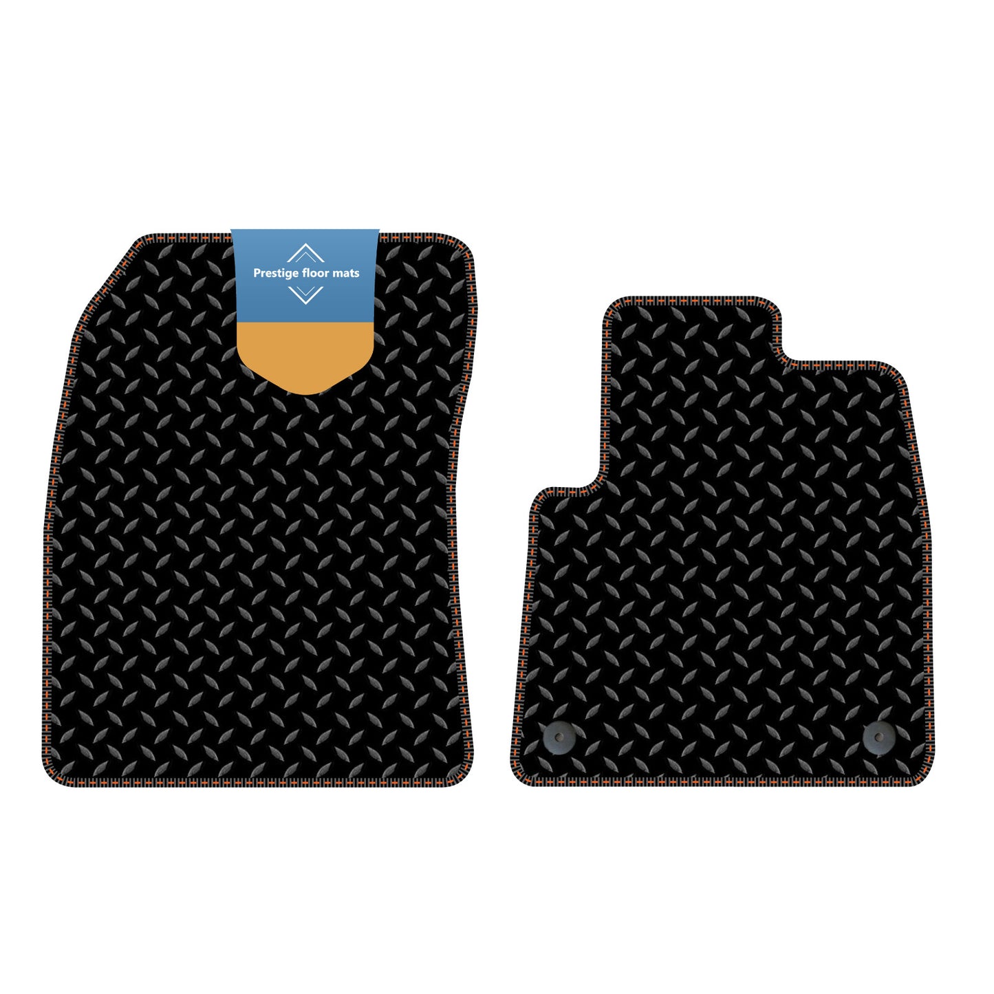 Fits Peugeot Partner 2019 on Black 3mm Rubber with Coloured Stitch Edge