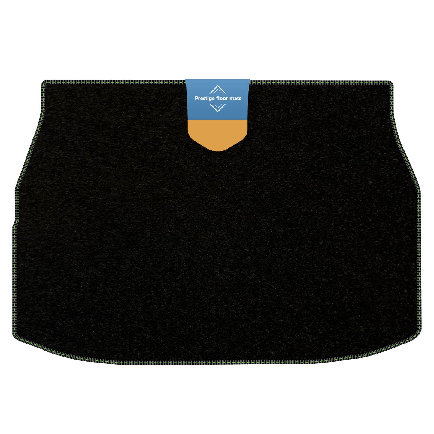 Fits Toyota CH-R CHR 2017 On Boot Mat Black Carpet with Coloured Stitch Edge