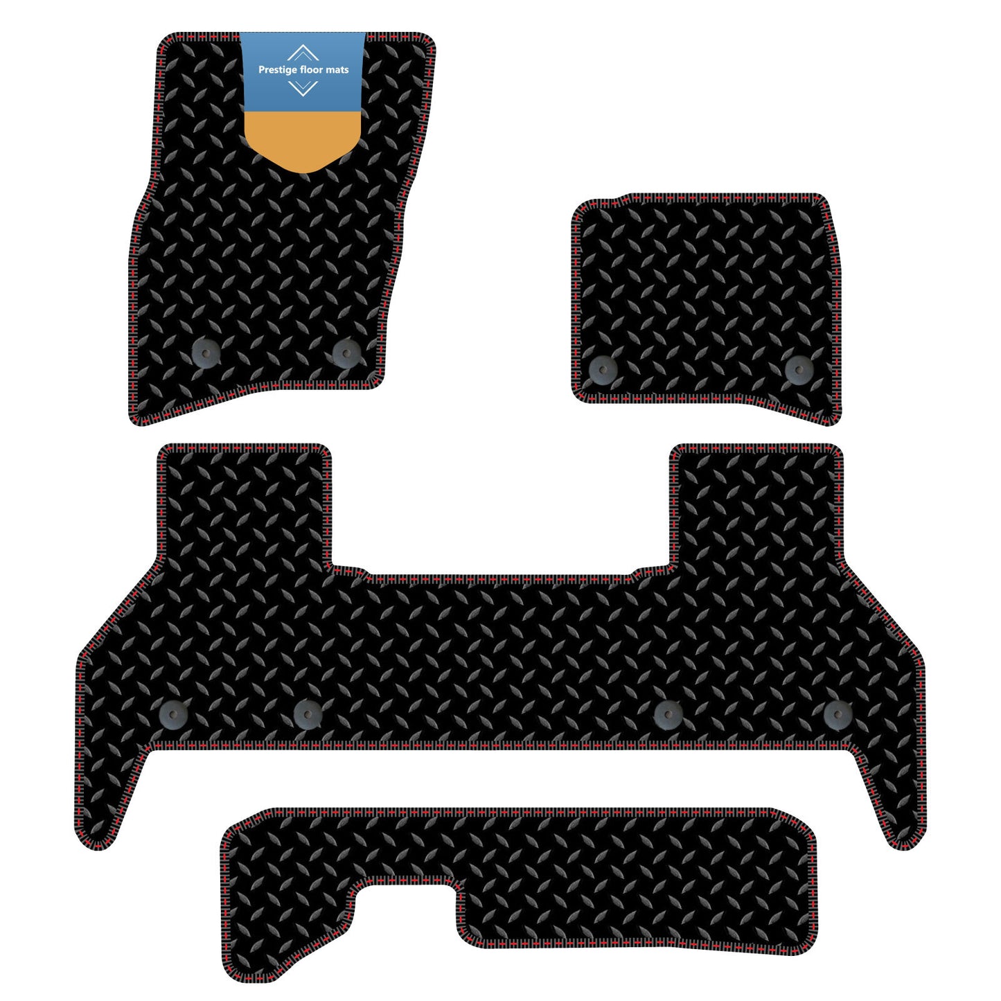 Fits Land Rover Defender 110 7 Seater 2020 on Fully Tailored Car Floor Mat