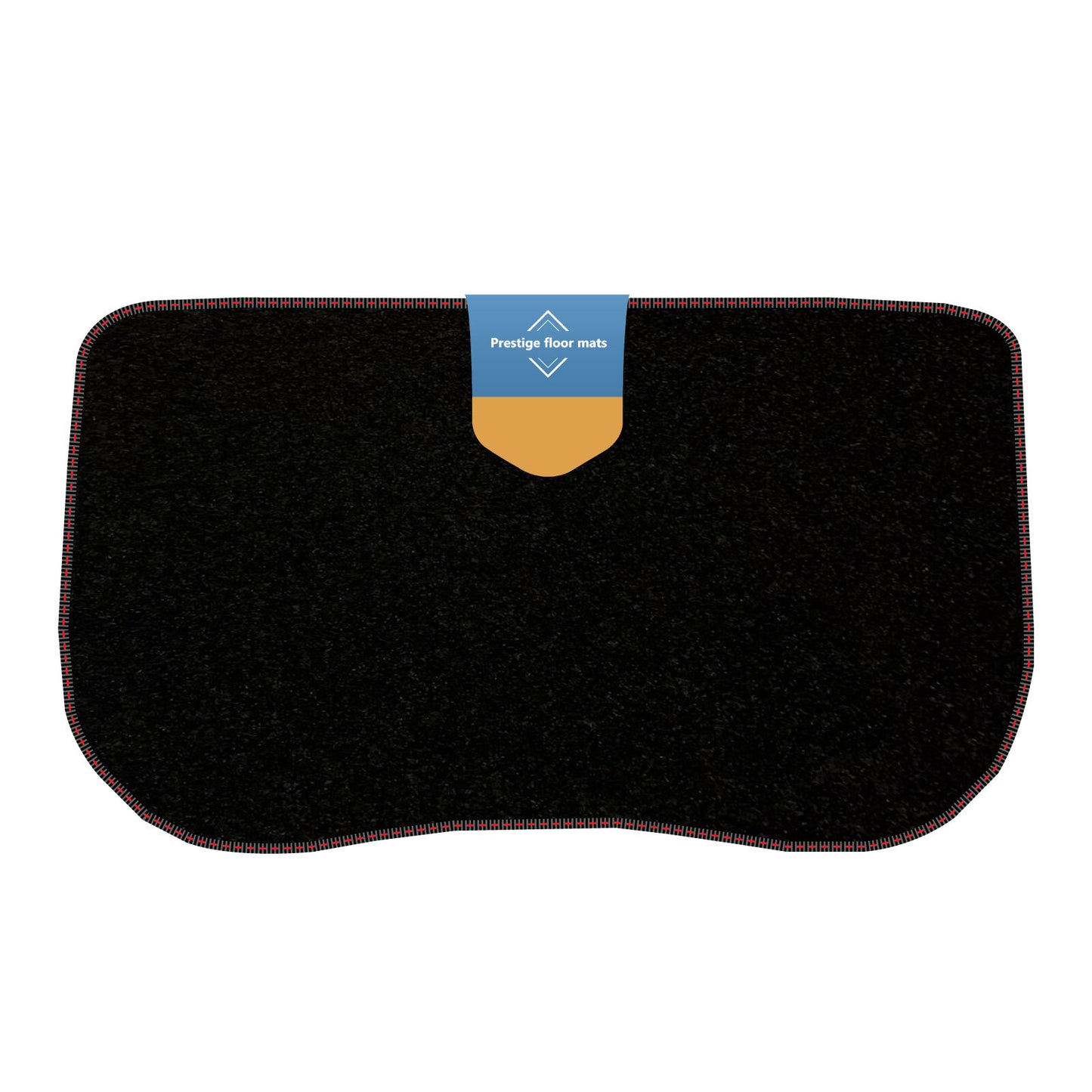 Fits Tesla 3 Trunk Mat 2017-2020 Black Carpet with Coloured Stitch Edge