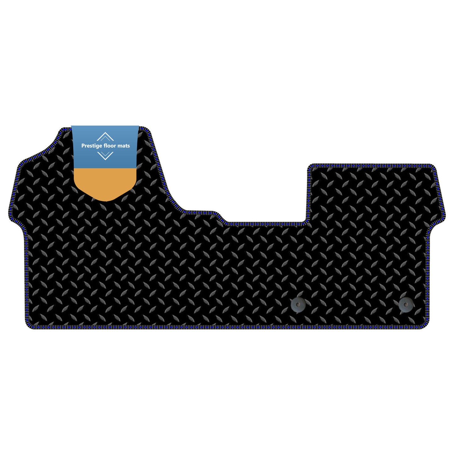 Fits Peugeot Expert Van 2016 On Black 3mm Rubber with Coloured Stitch Edge