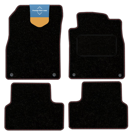 Fits Vauxhall Astra J 2010-2015 with 310mm Clip Space with Coloured Stitch Edg