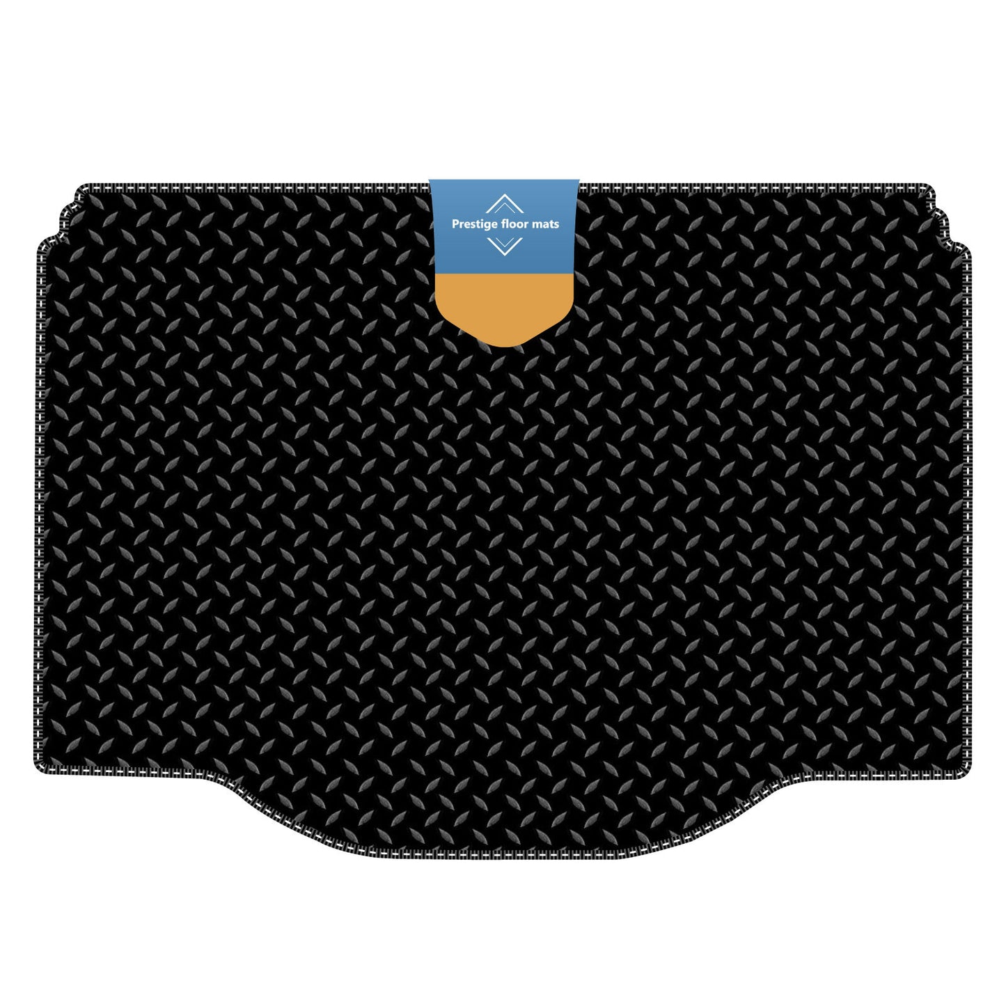 Fits Vauxhall Mokka 2012-2020 Boot Mat in 3mm Rubber with Coloured Stitch Edge