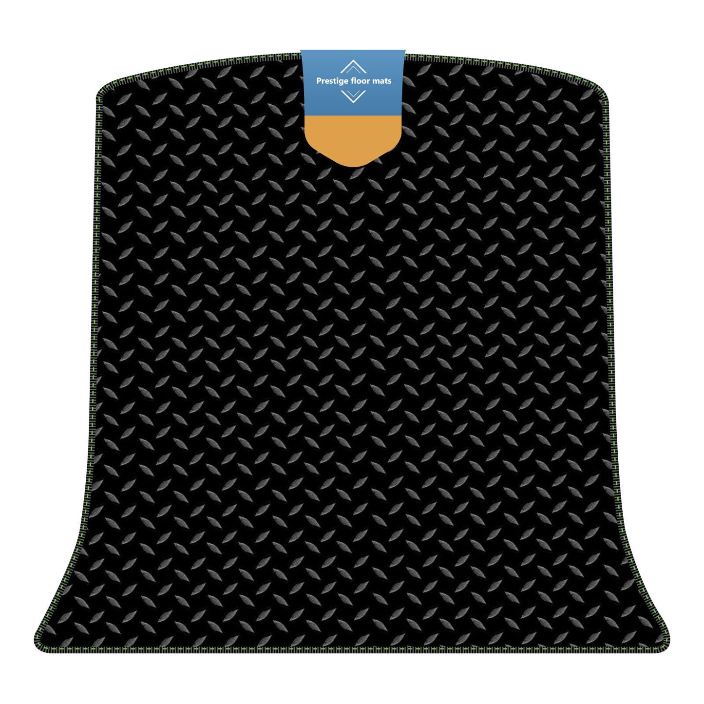 Fits Tesla Model Y Boot Mat in 3mm Rubber with Coloured Stitch Edge