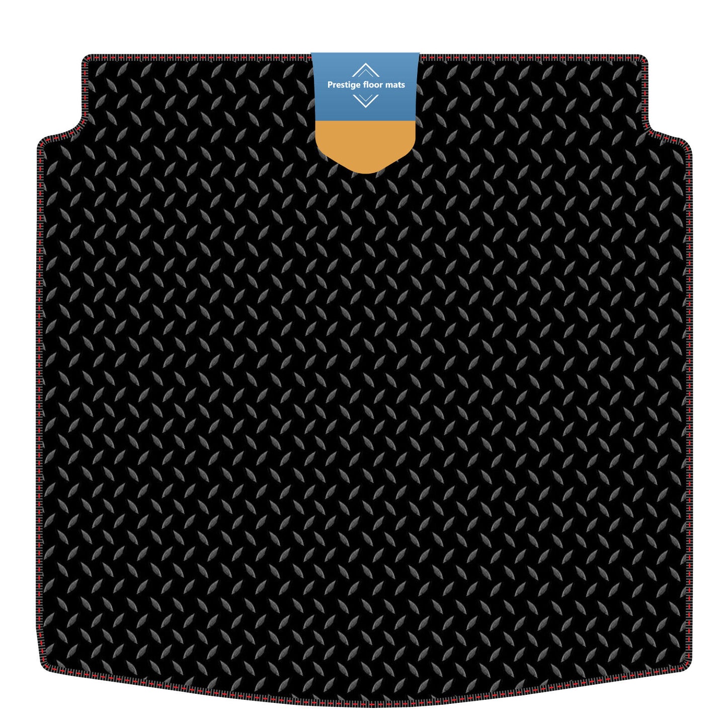 Fits Audi A4 Saloon 2008-2015 Boot Mat in 3mm Rubber with Coloured Stitch Edge