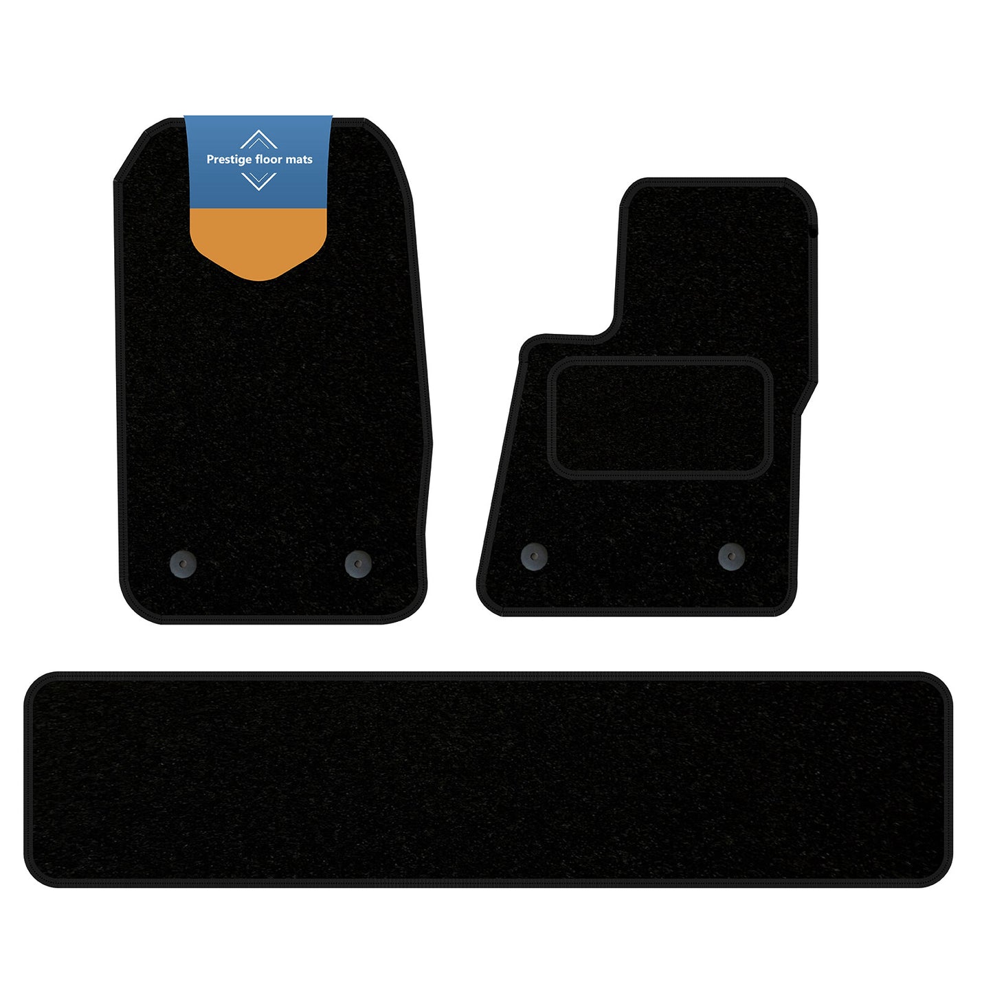 Fits Ford Transit Custom Auto Crew Cab 2020 on No Centre Mat Tailored Floor Mat