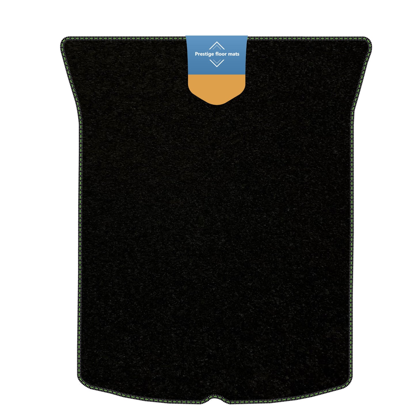 Fits Tesla 3 2017 on Boot Mat Black Carpet with Coloured Stitch Edge