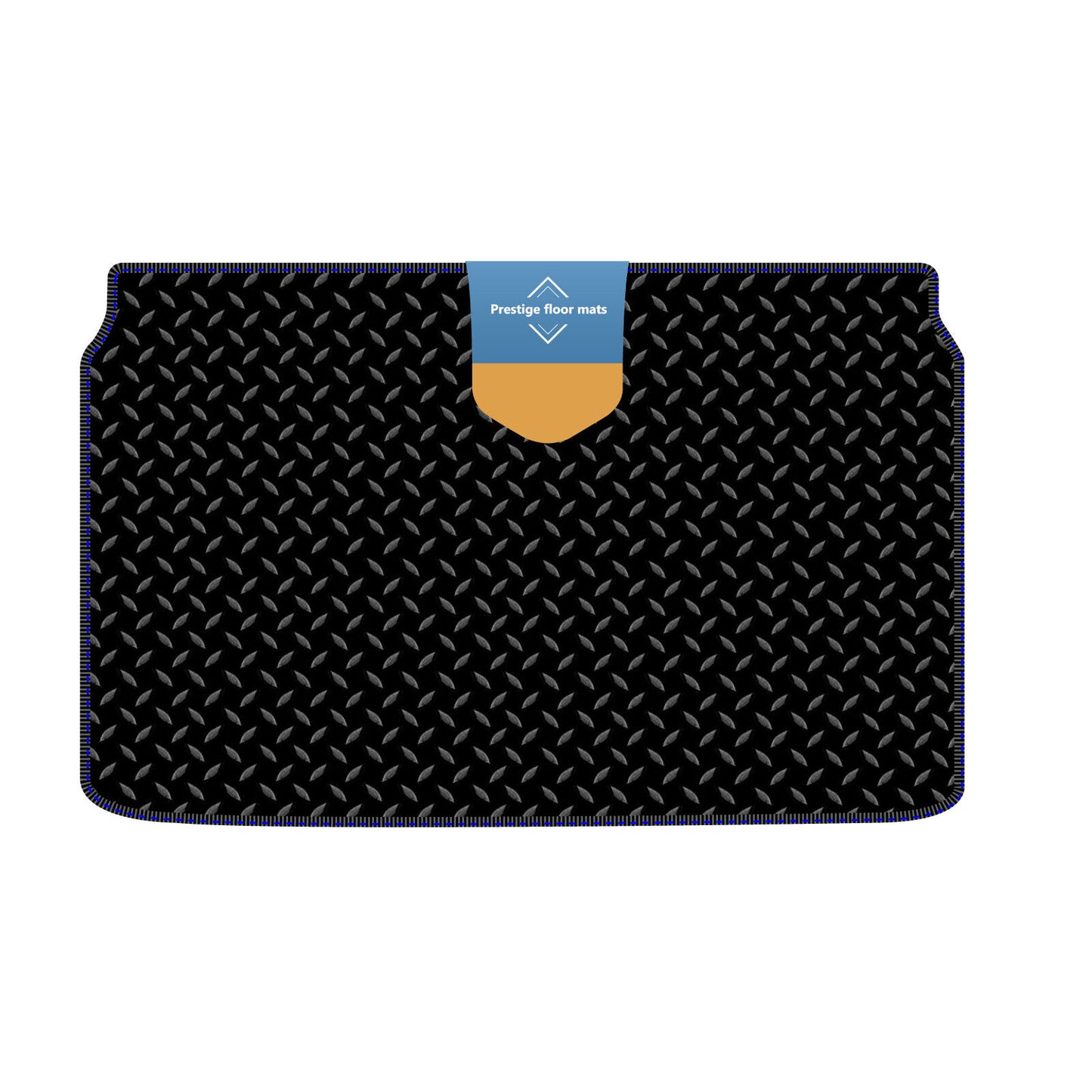 Fits Vauxhall Corsa-e 2020 on Boot Mat in 3mm Rubber with Coloured Stitch Edge