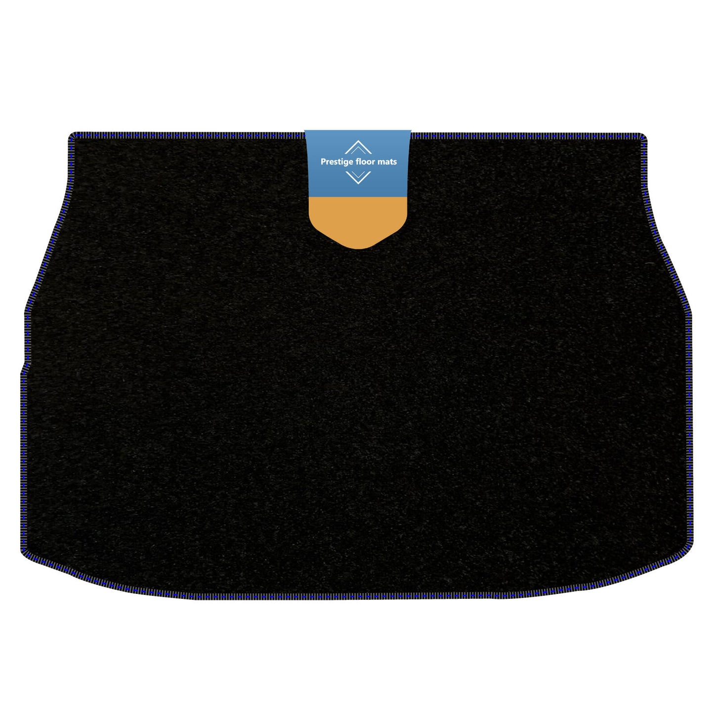 Fits Toyota CH-R CHR 2017 On Boot Mat Black Carpet with Coloured Stitch Edge