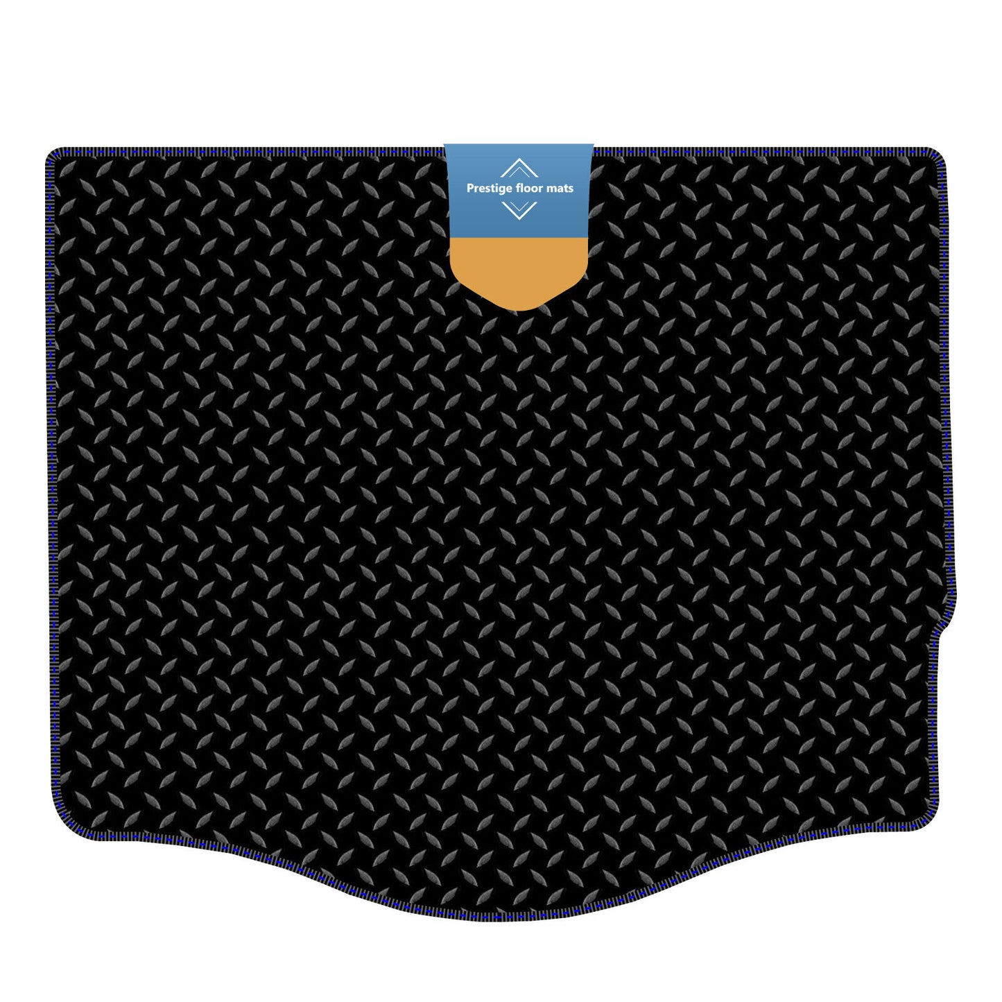 Fits Ford Focus Hatchback 2011-2018 Boot Mat in 3mm Rubber with Coloured Stitch