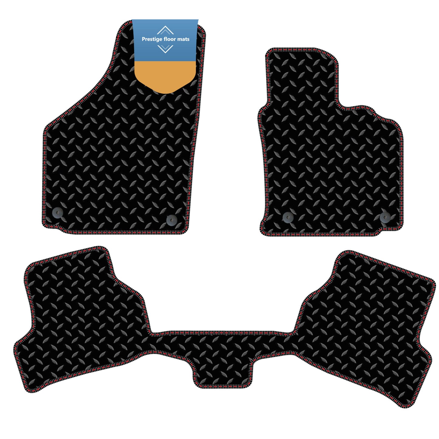 Fits Volkswagen Golf MK5 2007-2008 3 Piece Fully Tailored Floor Mat Set