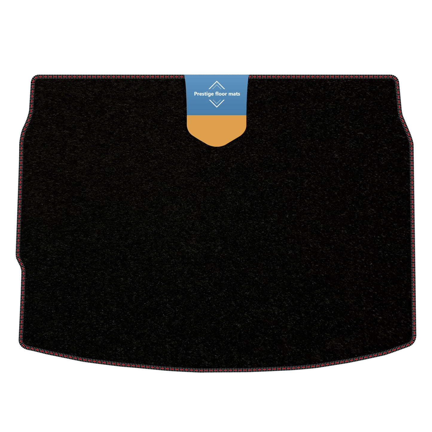 Fits Nissan Qashqai 2014-2020 Boot Mat Black Carpet with Coloured Stitch Edge