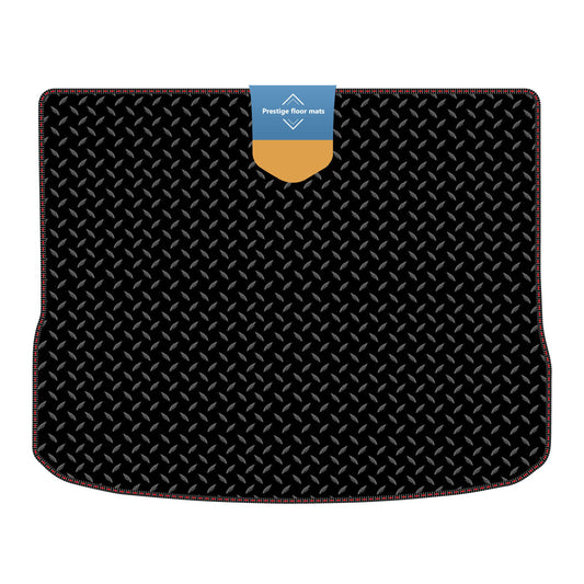 Fits Volkswagen Tiguan 2007-2016 Boot Mat in 3mm Rubber with Coloured Stitch