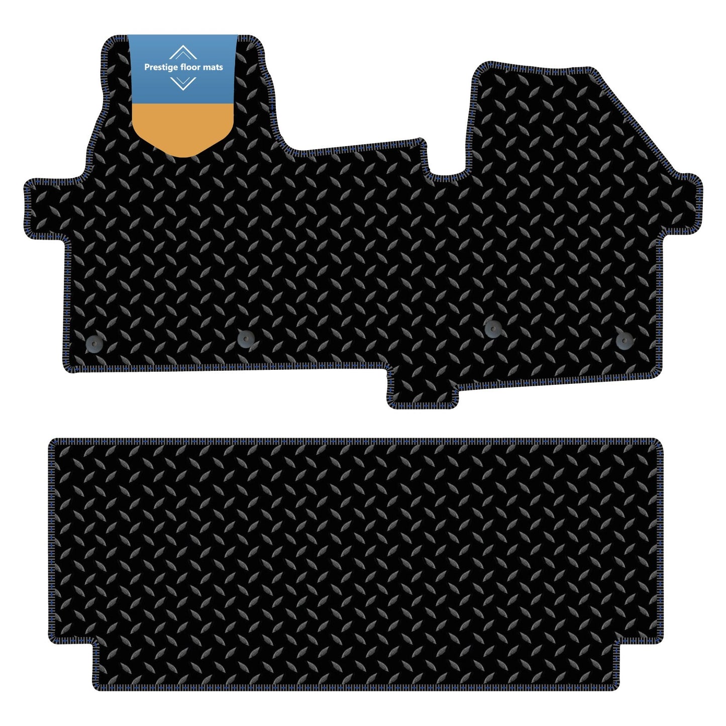 Fits Ford Transit Custom Manual Crew Cab 2024 onwards Fully Tailored Van Mat Set