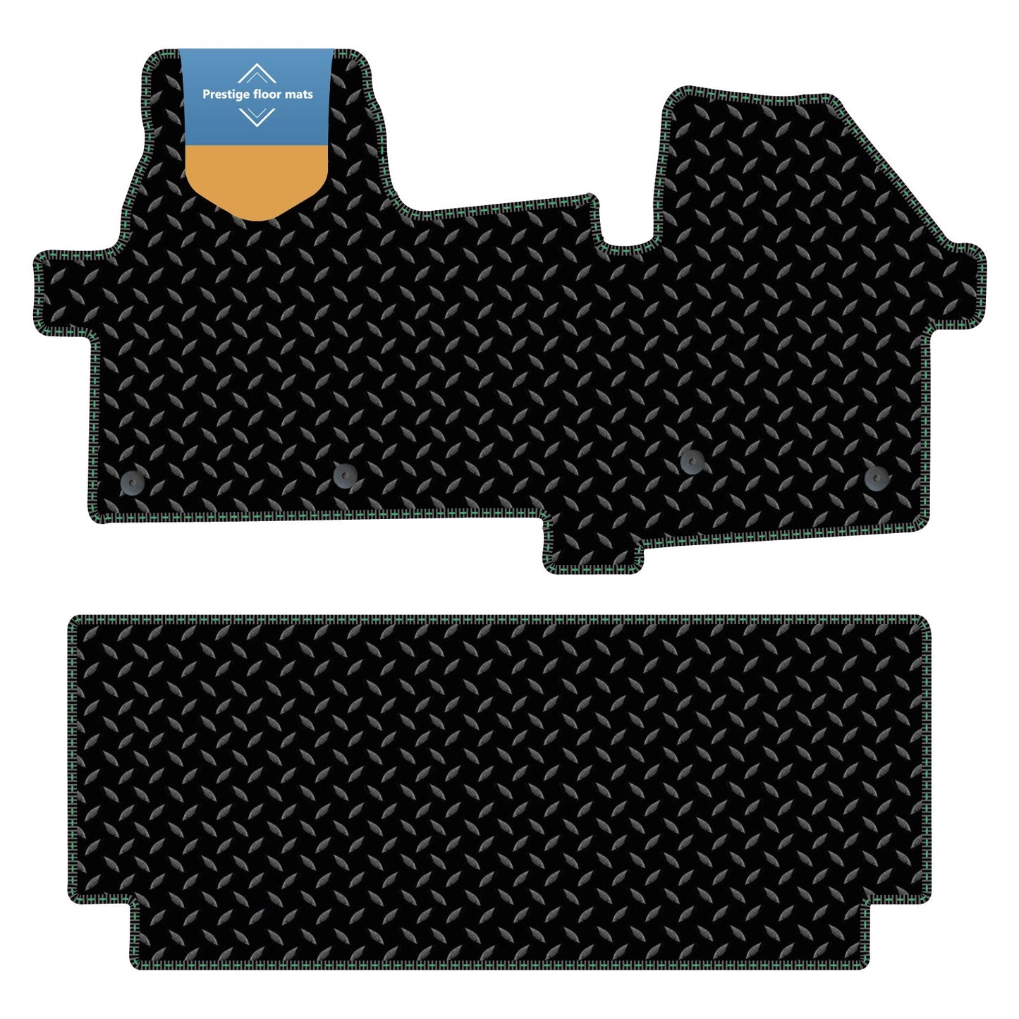 Fits Ford Transit Custom Manual Crew Cab 2024 onwards Fully Tailored Van Mat Set