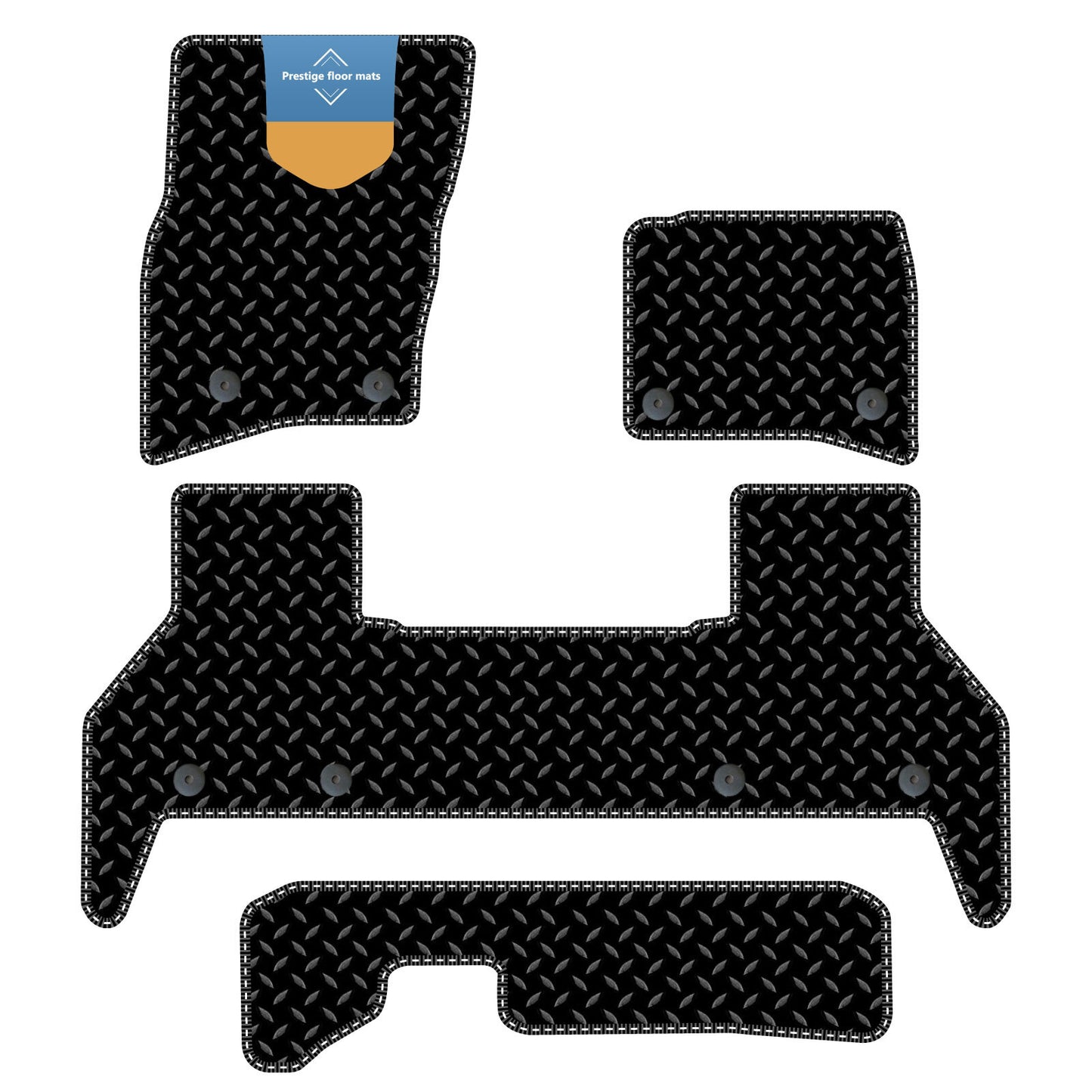 Fits Land Rover Defender 110 7 Seater 2020 on Fully Tailored Car Floor Mat