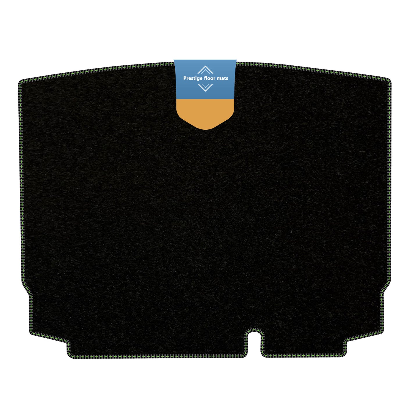 Fits Volkswagen Golf 6 2008-2013 Boot Mat Black Carpet with Coloured Stitch Edge