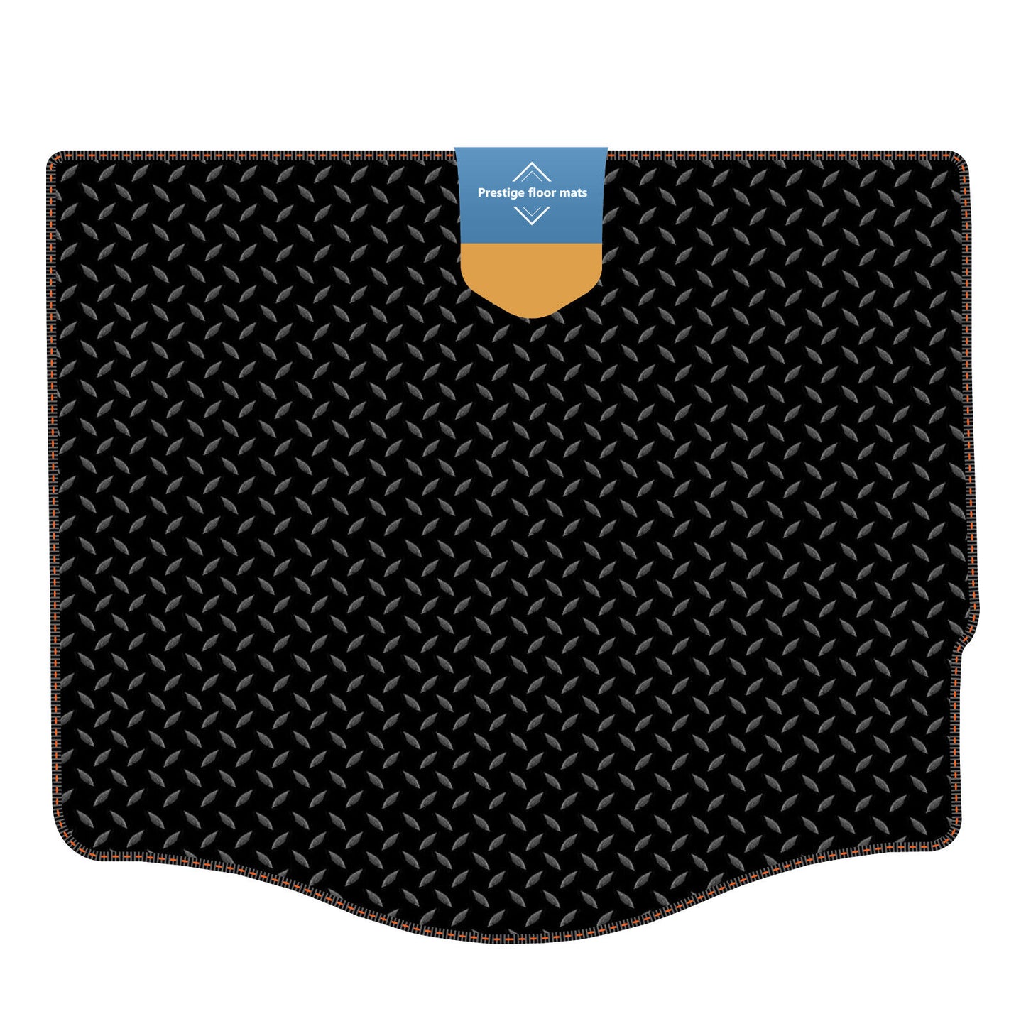 Fits Ford Focus Hatchback 2011-2018 Boot Mat in 3mm Rubber with Coloured Stitch