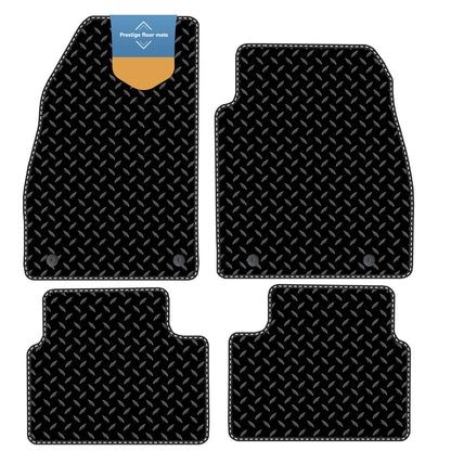 Fits Vauxhall Insignia 2008-2013 Black 3mm Rubber with Coloured Stitch Edge