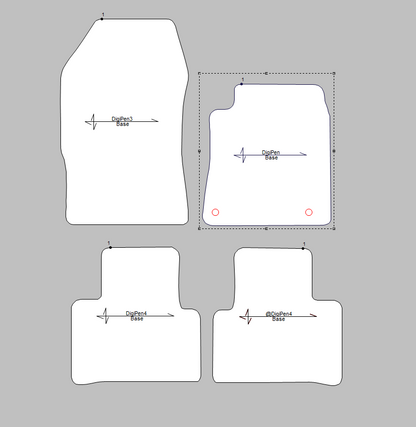 Fits Citroen C5X 2022 on Fully Tailored Car Floor Mat