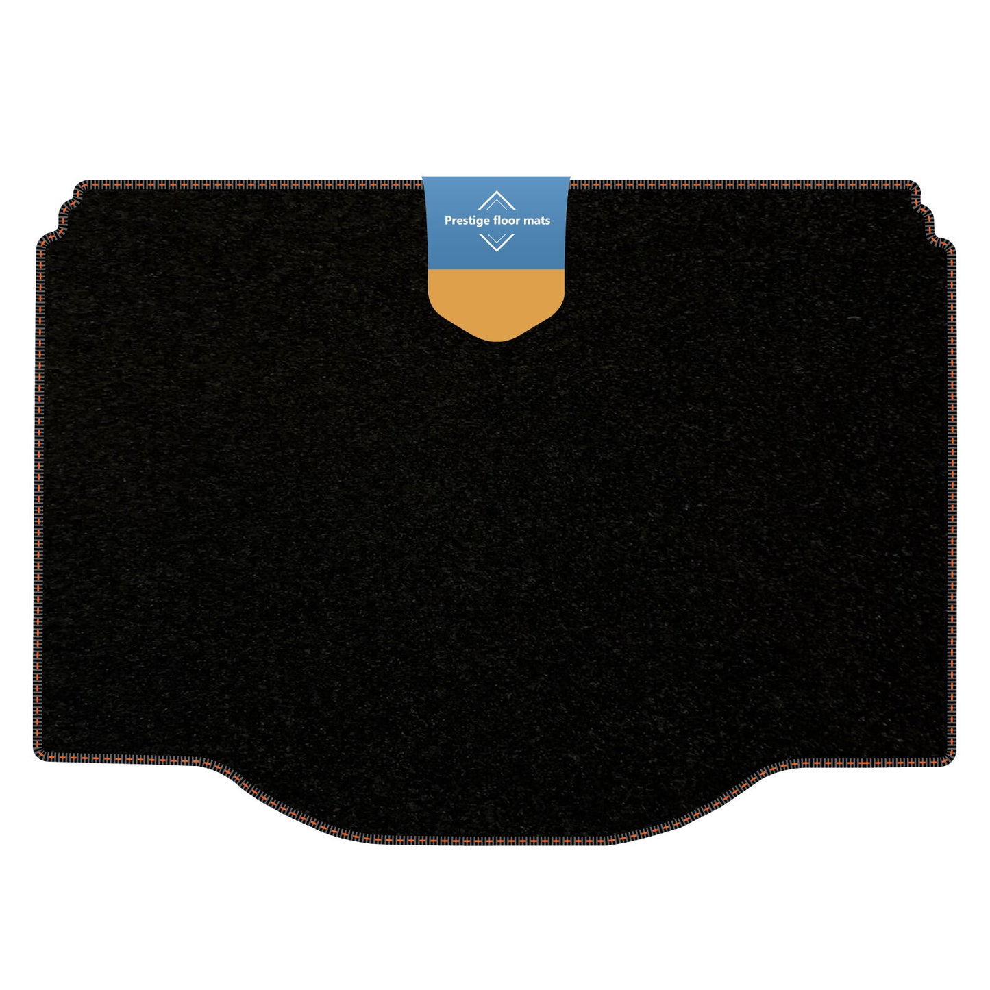 Fits Vauxhall Mokka 2012-2020 Boot Mat Black Carpet with Coloured Stitch Edge