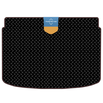 Fits Audi A1 2010-2018 Lower Boot Mat in 3mm Rubber with Coloured Stitch Edge