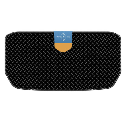 Fits Tesla Model Y 2022 on Trunk Mat Black 3mm Rubber with Coloured Stitch Edge