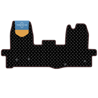 Fits Ford Transit MK8 2016 On  Black 3mm Rubber with Coloured Stitch Edge