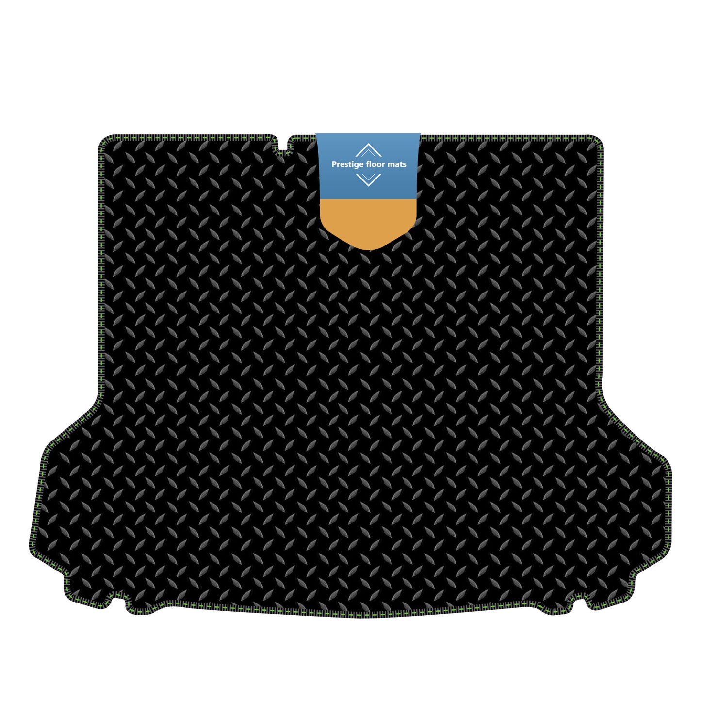 Fits Volkswagen ID.4 2021 on Boot Mat in 3mm Rubber with Coloured Stitch Edge