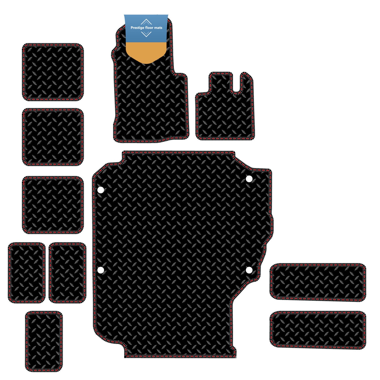 Fits LEVC TXE Full Set Mats Fully Tailored Car Floor Mat