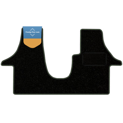 Fits Volkswagen T6 2015-2020 Facelift Black Carpet with Coloured Stitch Edge