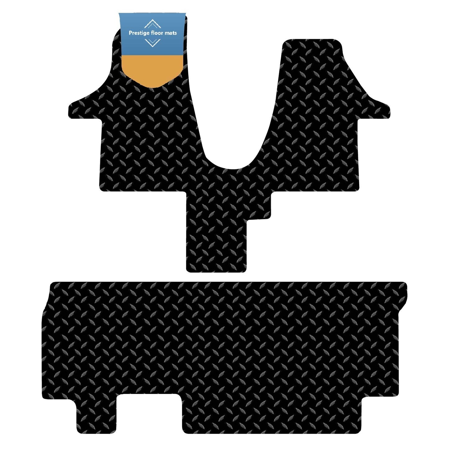 Fits VW Transporter T6.1 Walkthrough with Combi 2 + 1 Twin Dr Tailored Floor Mat