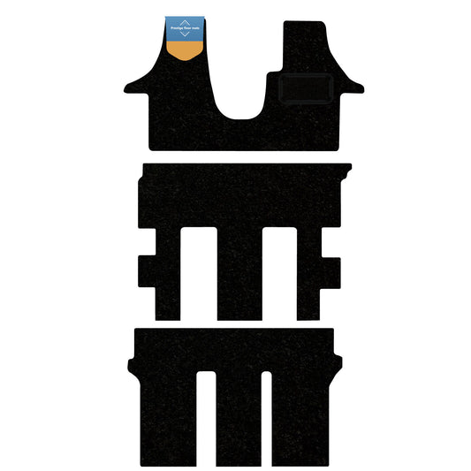 Fits VW Transporter Minibus 2015-2019 Tailored Floor Mat in Carpet or Rubber