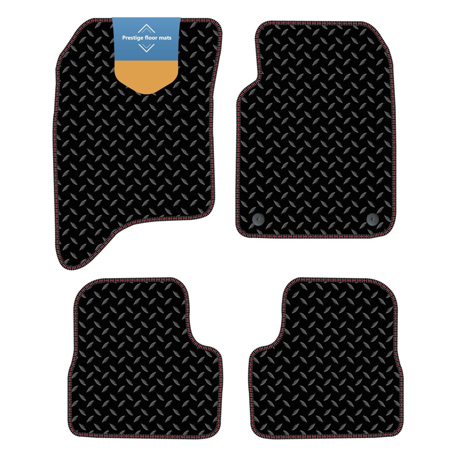 Fits Fiat 600 Hybrid 2024 onwards Fully Tailored Floor Mat Set