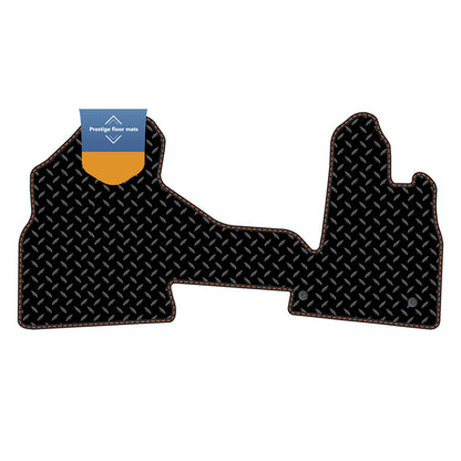 Fits Citroen Berlingo 2008-2018 Black 3mm Rubber with Coloured Stitch Edge