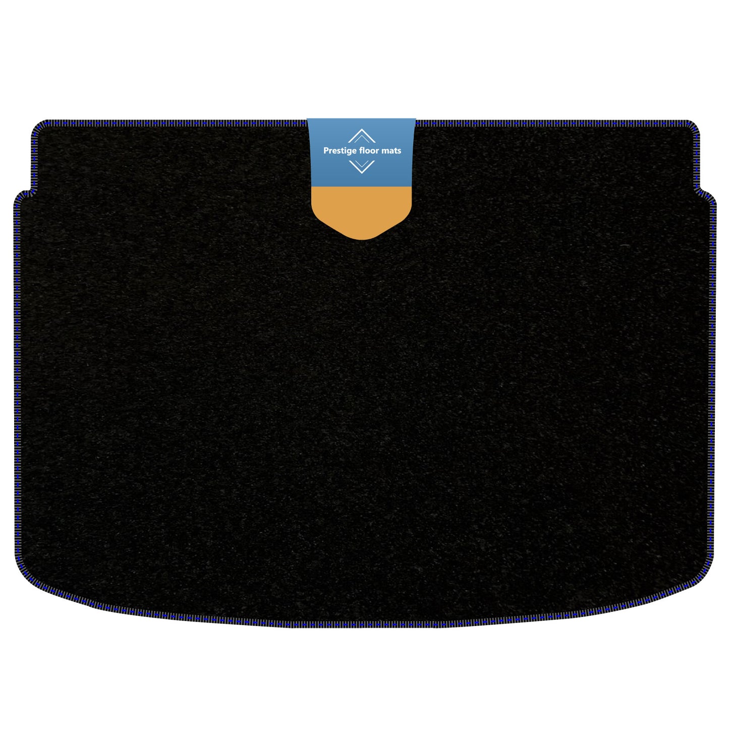 Fits Audi A1 Lower Boot Mat 2010-2018  Black Carpet with Coloured Stitch Edge