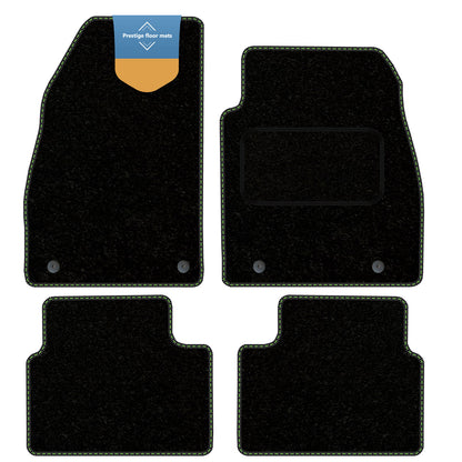 Fits Vauxhall Insignia 2008-2013 Black Carpet with Coloured Stitch Edge