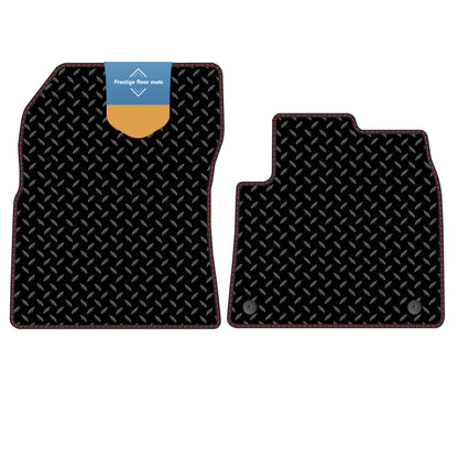 Fits Citroen Berlingo Van 2019 on Black 3mm Rubber with Coloured Stitch Edge