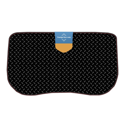 Fits Tesla 3 Trunk Mat 2017-2019 Black 3mm Rubber with Coloured Stitch Edge