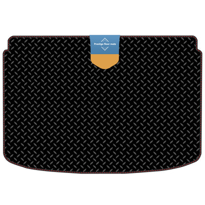 Fits Audi A1 2010-2018 Boot Shelf Mat in 3mm Rubber with Coloured Stitch Edge